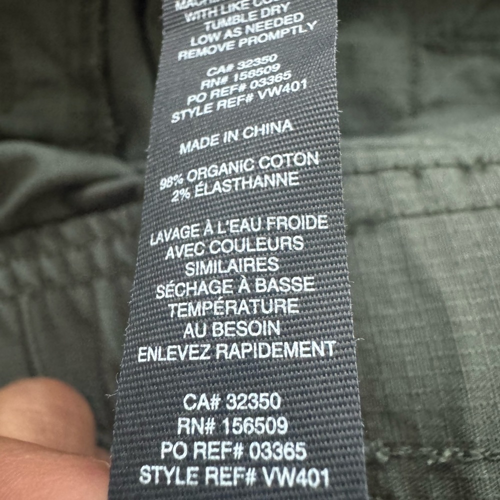NWOT Vuori Ripstop Pant green - Picture 7 of 7